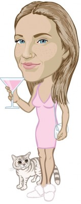 Caricature of  Laura Belsey